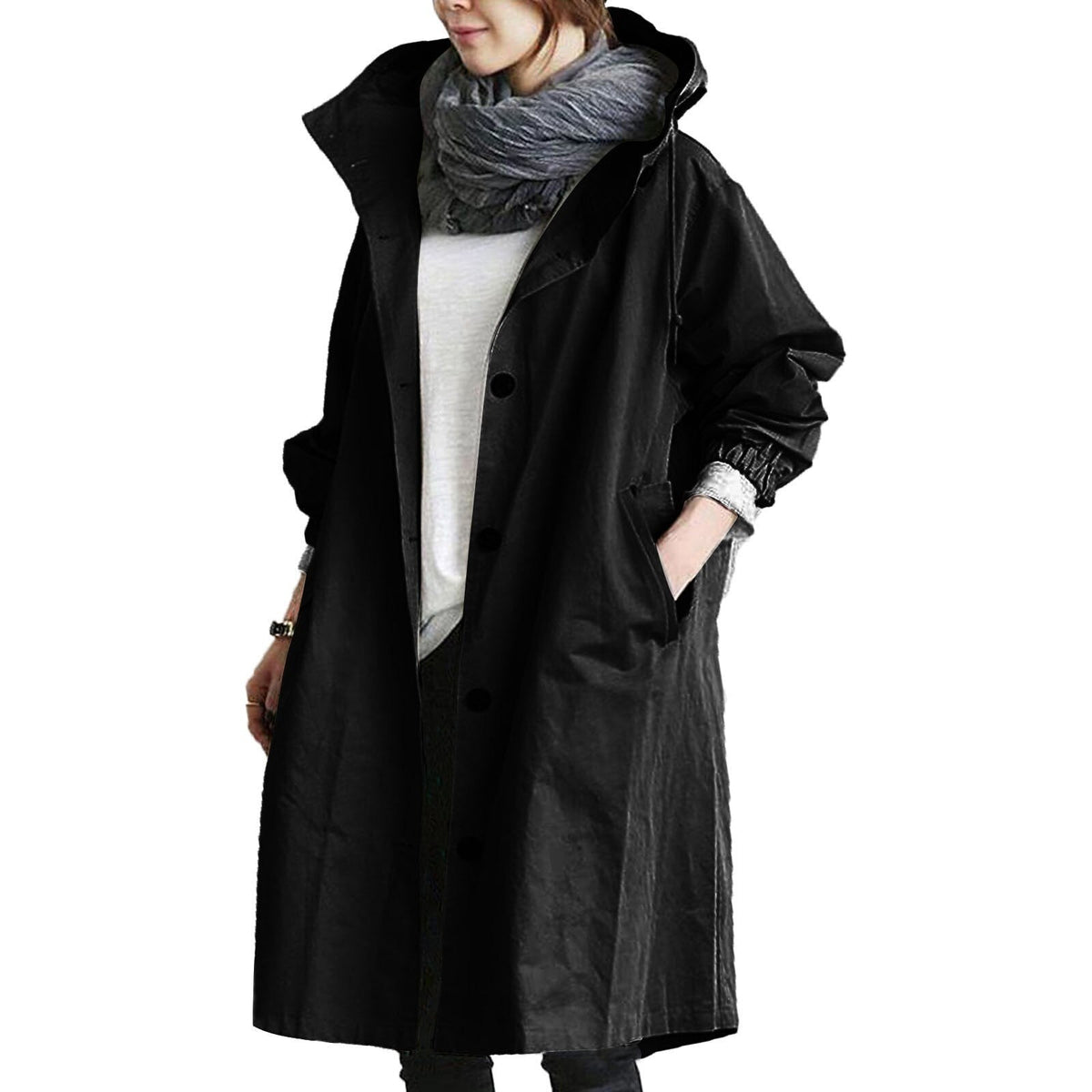 WeatherGuard - Stylish Windbreaker Trenchcoat