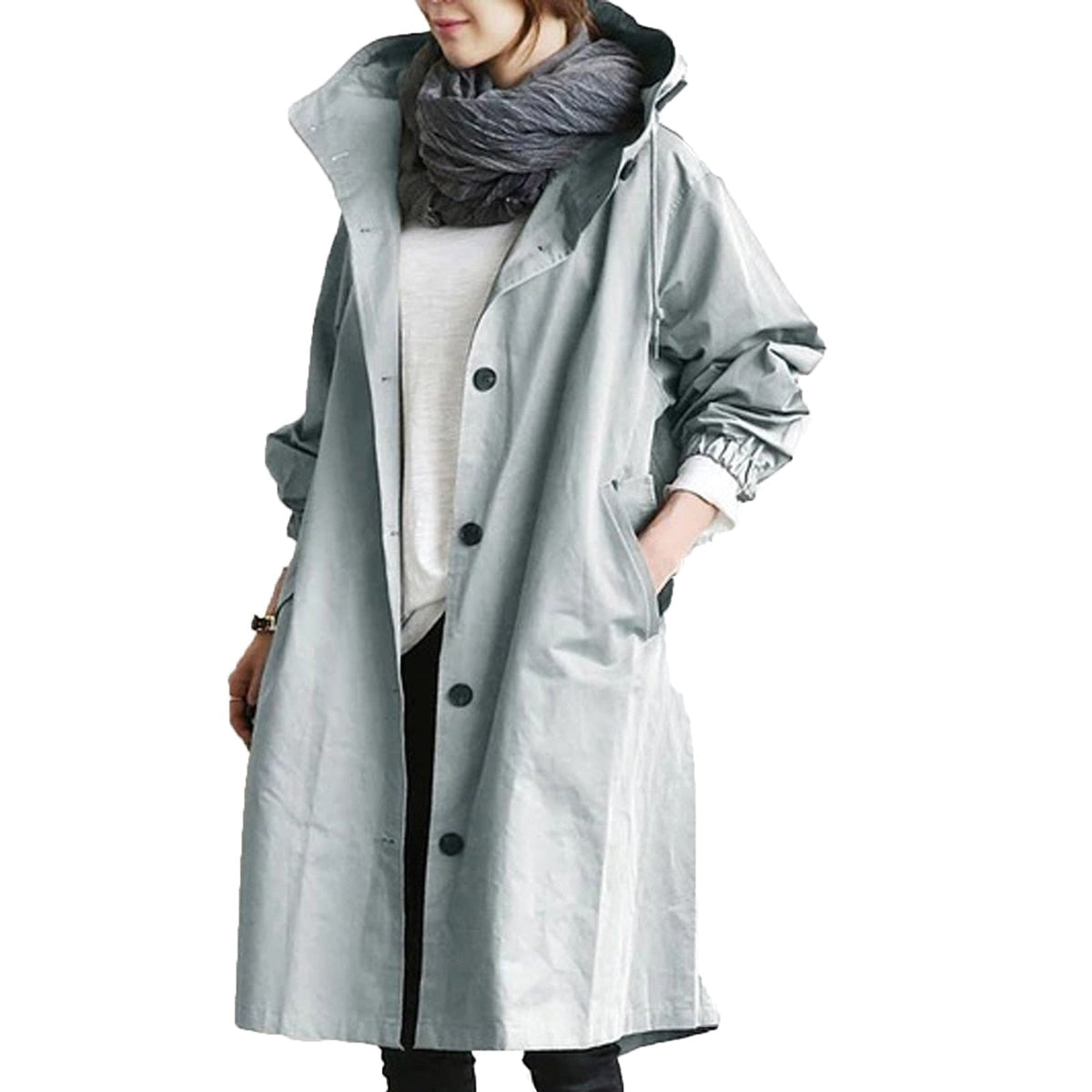 WeatherGuard - Stylish Windbreaker Trenchcoat