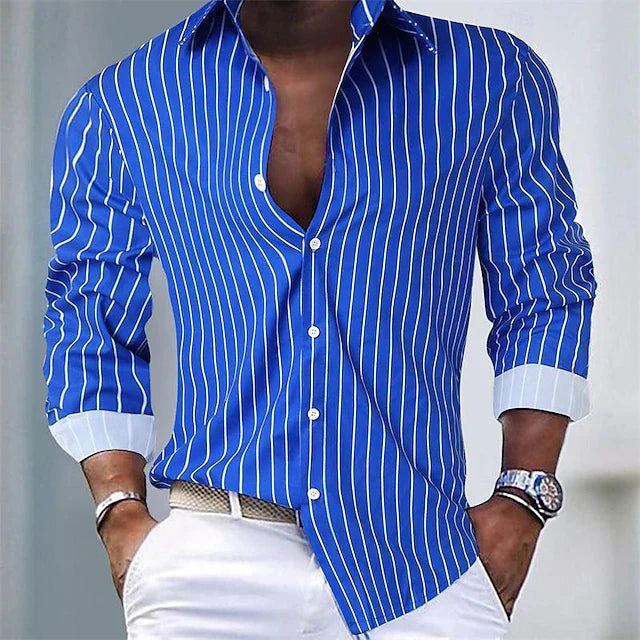 Enzo - Classic Striped Shirt
