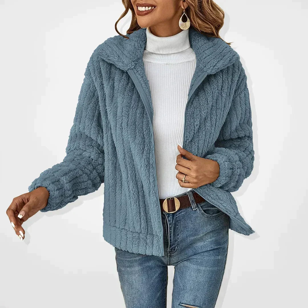 Phoebe - Stylish Plushy Cardigan