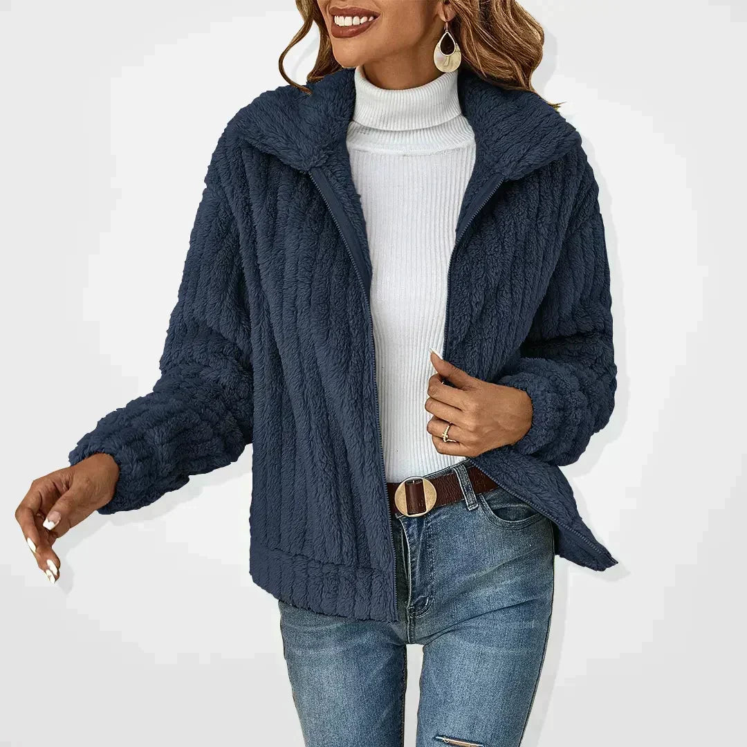 Phoebe - Stylish Plushy Cardigan