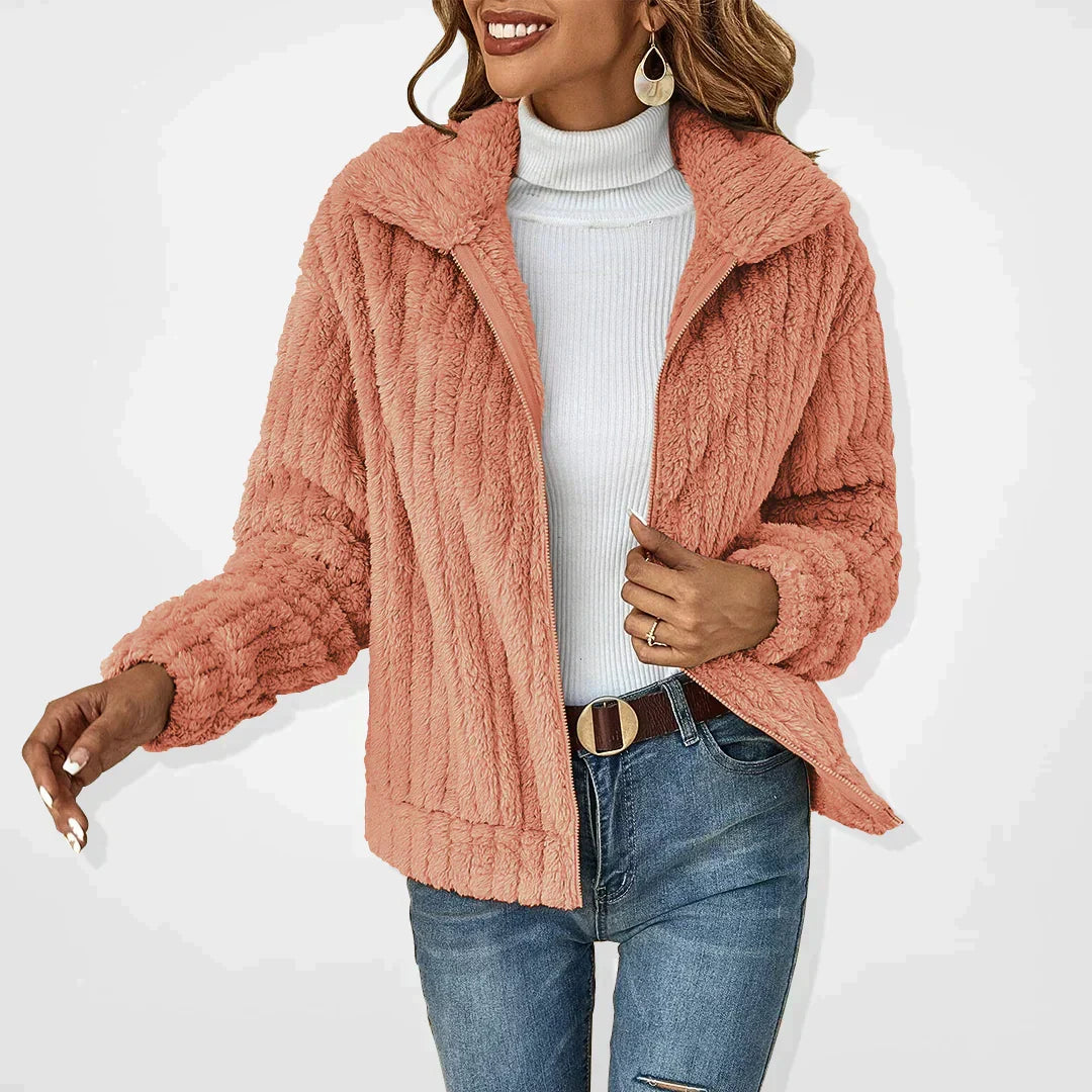 Phoebe - Stylish Plushy Cardigan