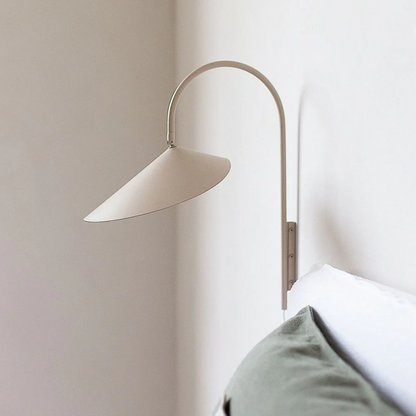 Nzmarket™ Modern Iron Petal Wall Light – Sculptural Shadow Art Design
