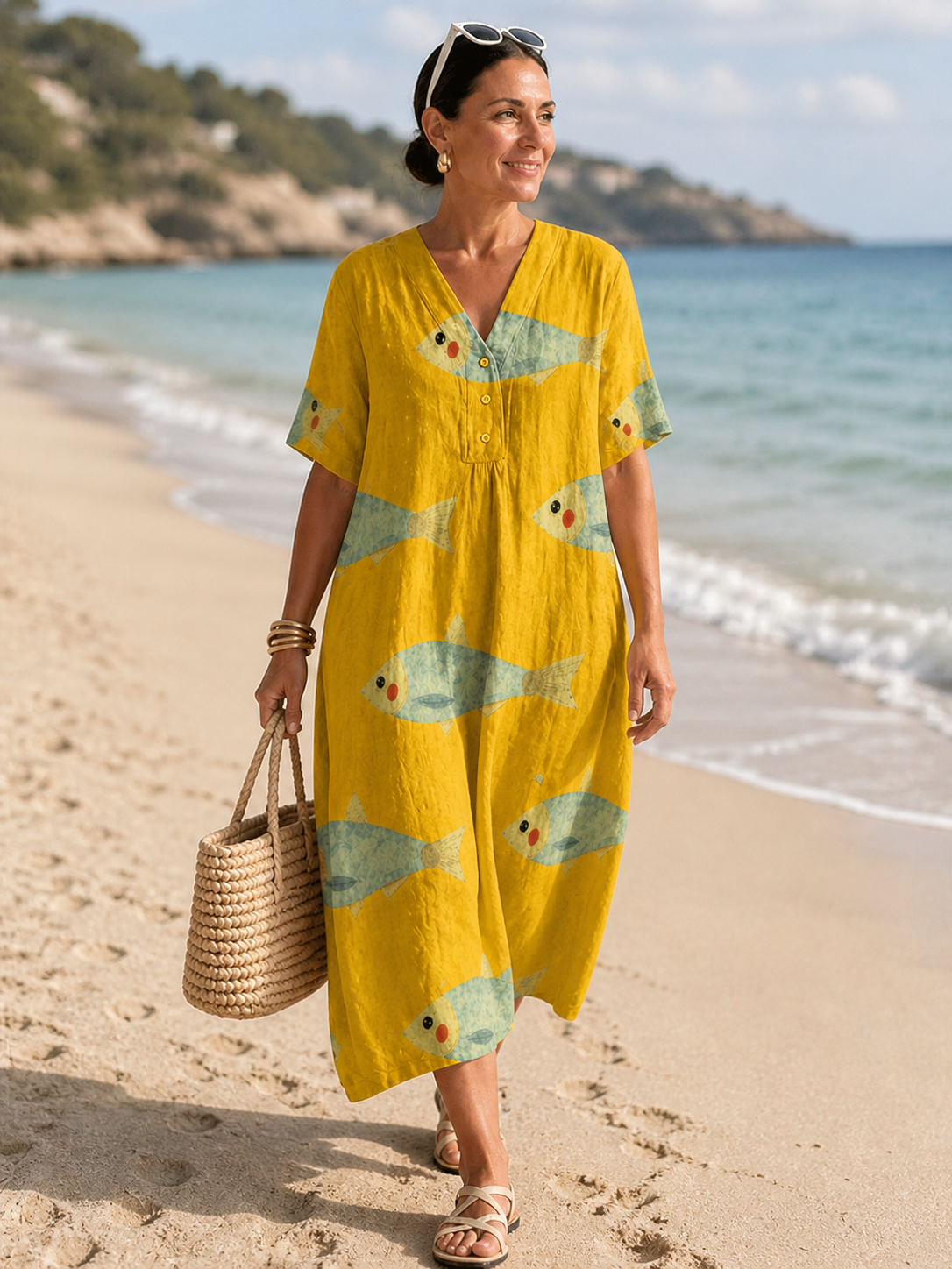 Agnes - Artistically Inspired Cotton Dress