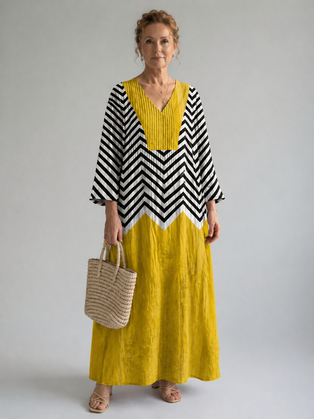 Juliana - Elegant Geometric Dress