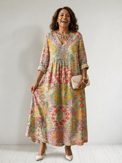 Virginia - Printed Summer Breeze Dress