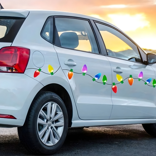 Nzmarket Reflective Christmas Car Magnet Light Decorations – No-Damage Magnetic Fit