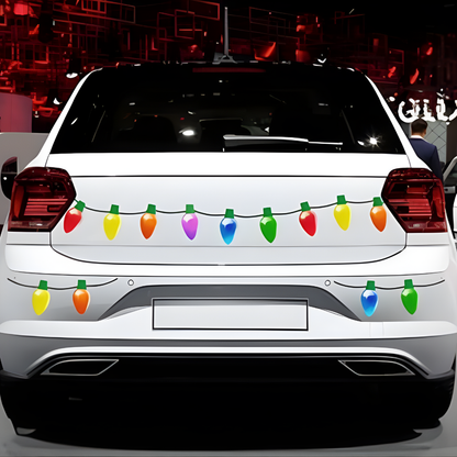Nzmarket Reflective Christmas Car Magnet Light Decorations – No-Damage Magnetic Fit