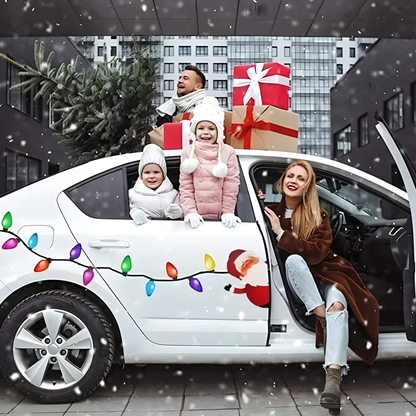 Nzmarket Reflective Christmas Car Magnet Light Decorations – No-Damage Magnetic Fit