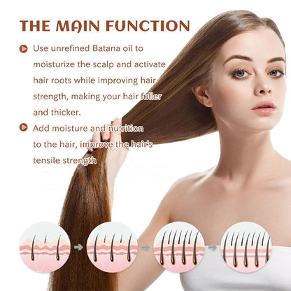 Nzmarket 100% Pure Batana Oil - Natural Hair Growth Oil