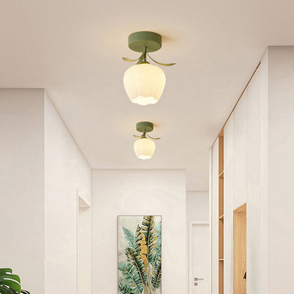 Nzmarket Floral Artistic Glass Ceiling Light – Style A & B, Single or Multi-Pack