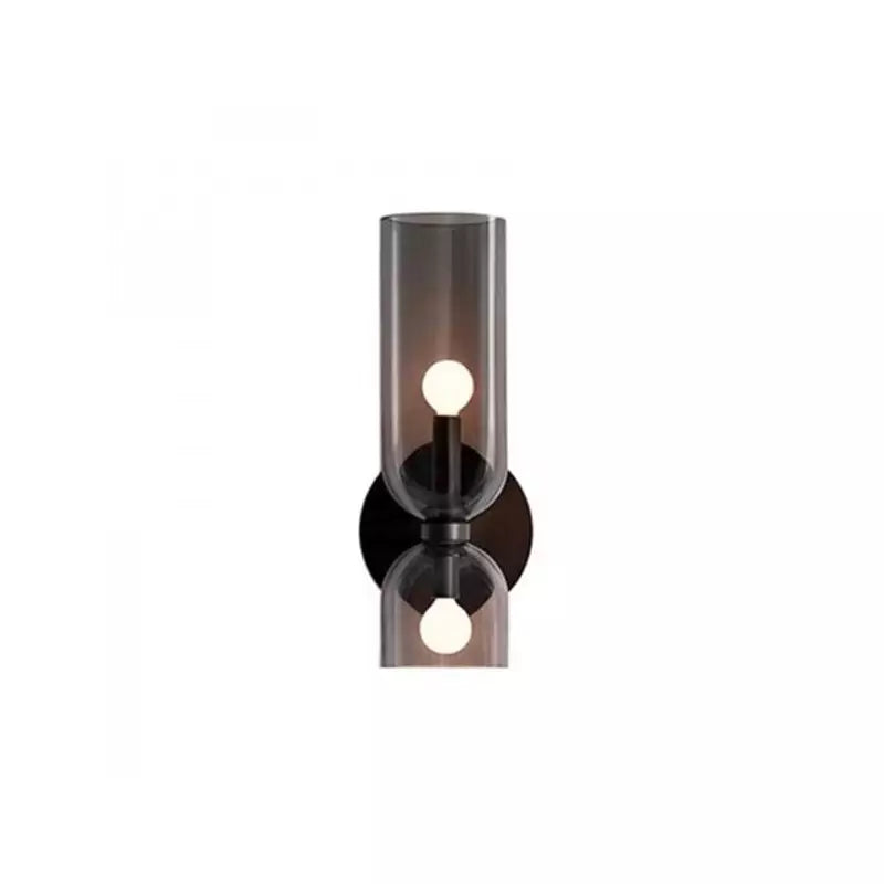 Nzmarket Double Glass Wall Light – Blue, Grey & White, Single or Pair