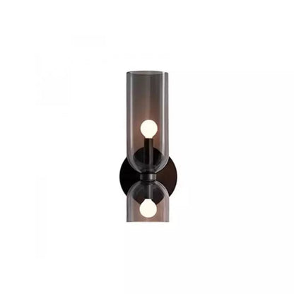 Nzmarket Double Glass Wall Light – Blue, Grey & White, Single or Pair