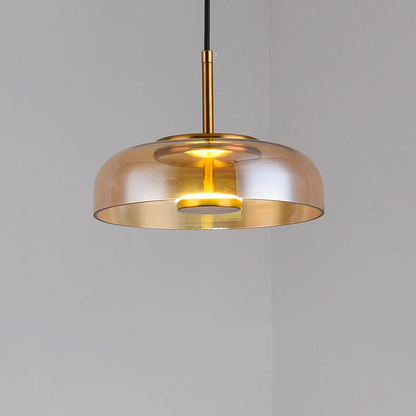 Nzmarket Modern Glass LED Pendant Ceiling Lamp – Warm Focused Light
