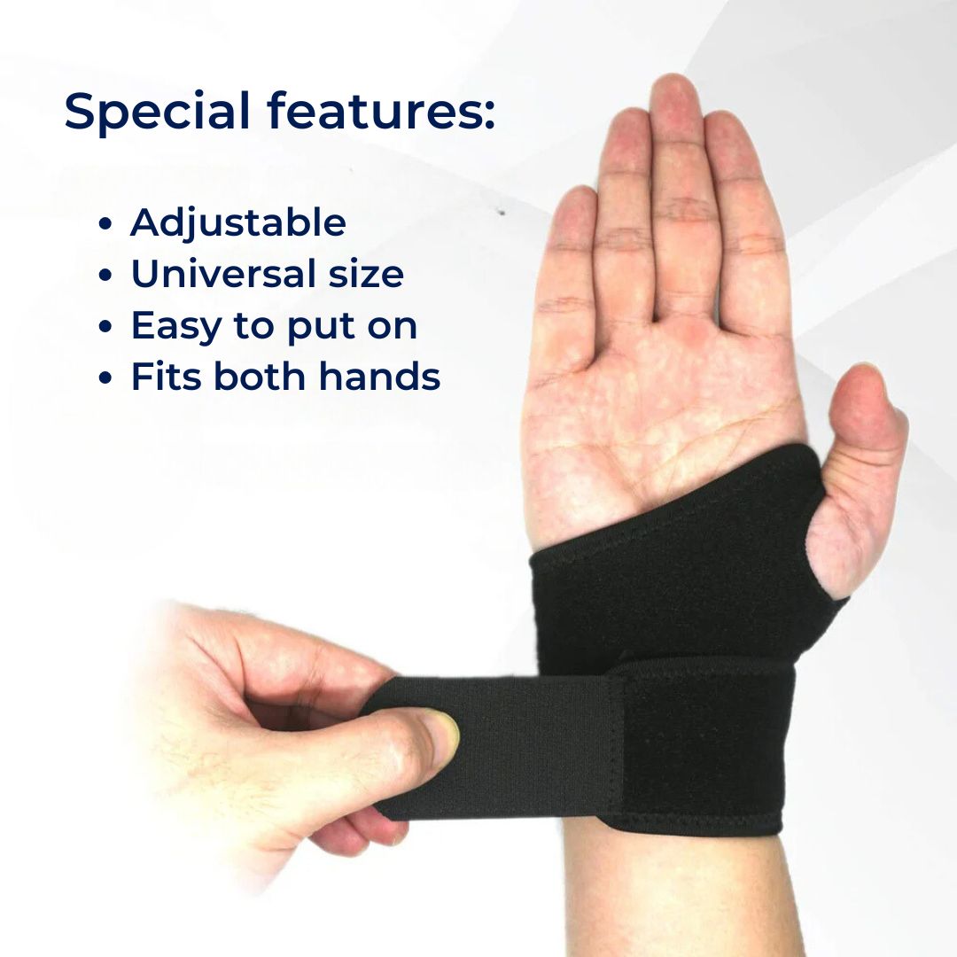 FlexiSupport Orthopedic Wrist Brace | Adjustable Fit