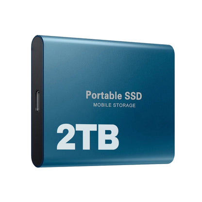 Nzmarket 2TB Portable External SSD – Fast, Compact & Shock-Resistant