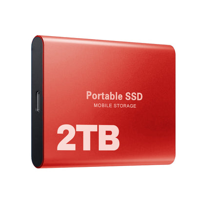 Nzmarket 2TB Portable External SSD – Fast, Compact & Shock-Resistant