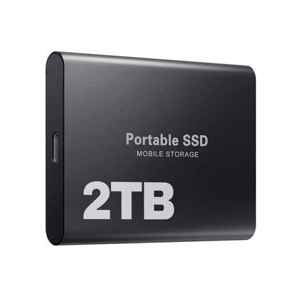 Nzmarket 2TB Portable External SSD – Fast, Compact & Shock-Resistant