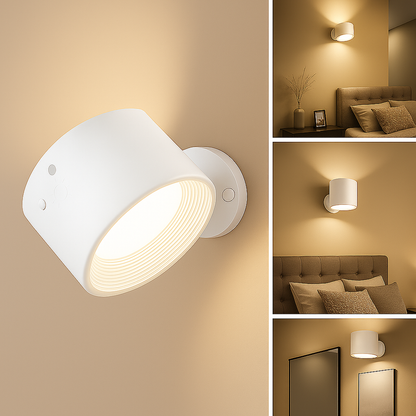 GlowMate Stick-On LED Wall Light  – No Screws or Wires, Just Stick & Glow