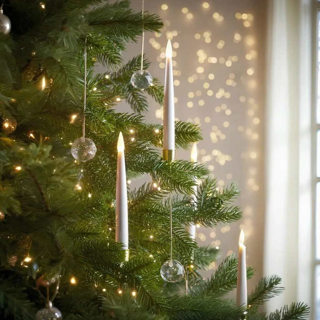 Nzmarket Remote-Control Flameless LED Christmas Tree Candle Lights