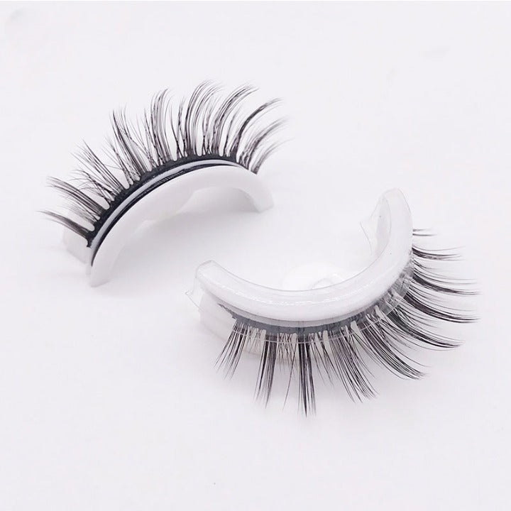 Nzmarket Reusable Self-Adhesive Eyelashes – No Glue, 3-Second Application