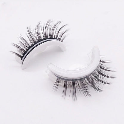Nzmarket Reusable Self-Adhesive Eyelashes – No Glue, 3-Second Application