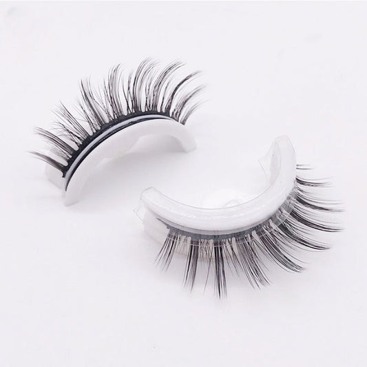 Nzmarket™ Reusable Self-Adhesive Eyelashes – No Glue, 3-Second Application