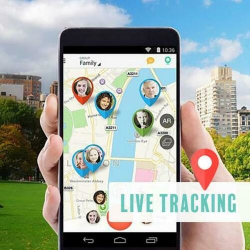Mini GPS Tracker for Kids, Pets, Cars, And More