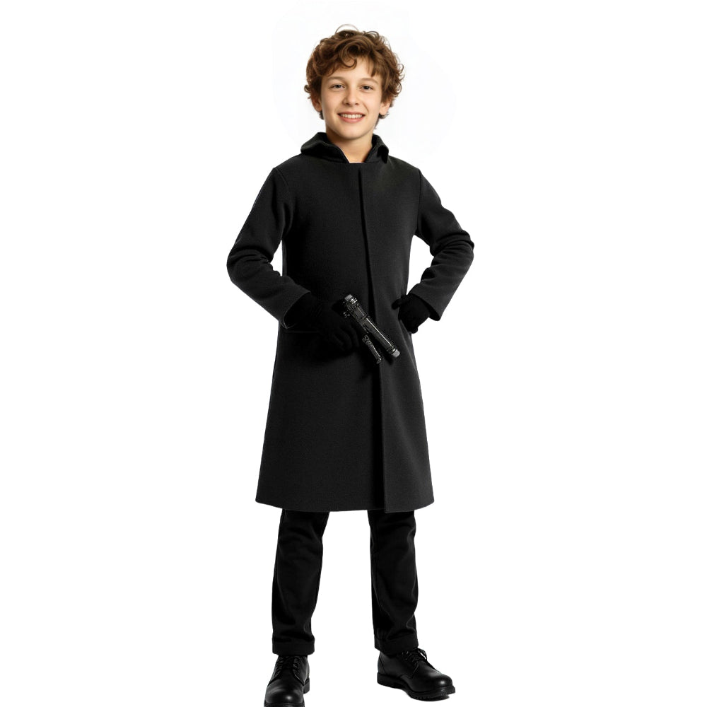 Nzmarket Front Man Guard Halloween Costume – Coat, Gloves & Mask, Kids & Adults