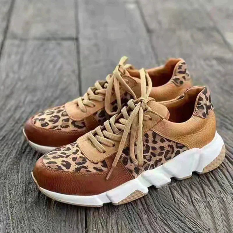 Aurora - Low-top Leopard Shoes
