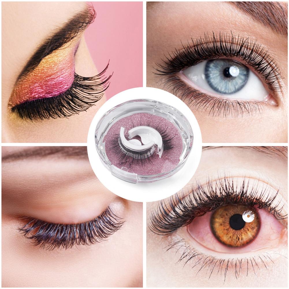 Nzmarket Reusable Self-Adhesive Eyelashes – No Glue, 3-Second Application