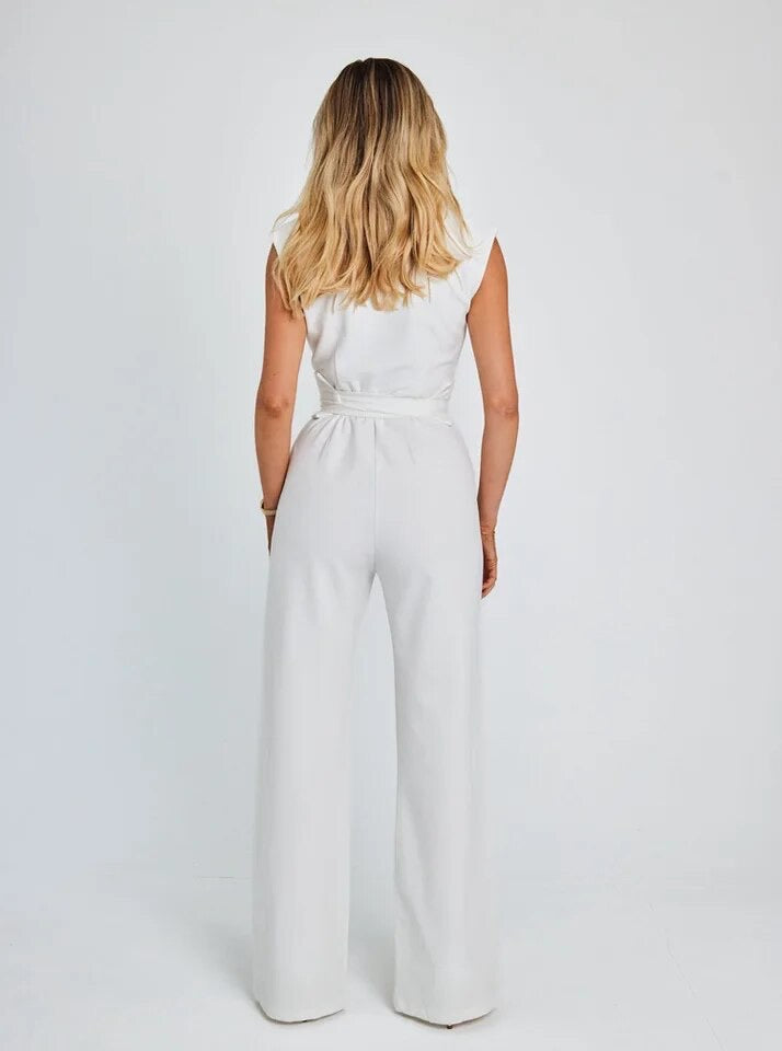 Isabella - Elegant Wide-Leg Jumpsuit