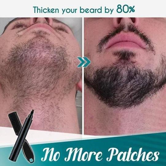 Nzmarket Waterproof Beard Filling Pen Kit – Fuller, Defined Beard Instantly
