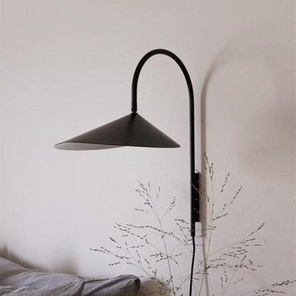 Nzmarket™ Modern Iron Petal Wall Light – Sculptural Shadow Art Design