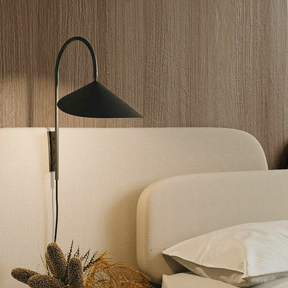 Nzmarket™ Modern Iron Petal Wall Light – Sculptural Shadow Art Design