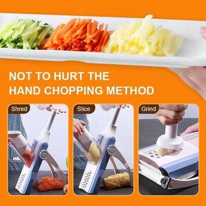 Nzmarket 5-in-1 Vegetable Slicer – Fast, Safe & Effortless