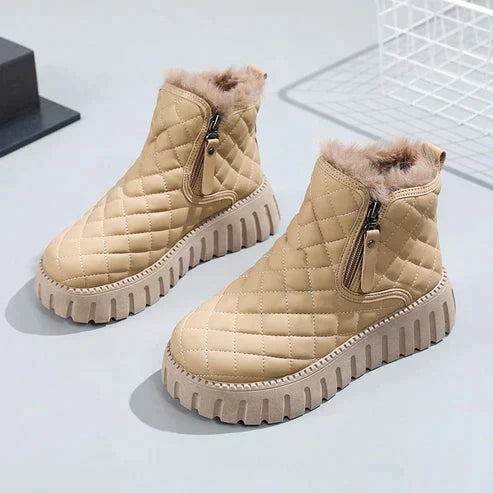 Almira - Luxury cashmere winter boots for women