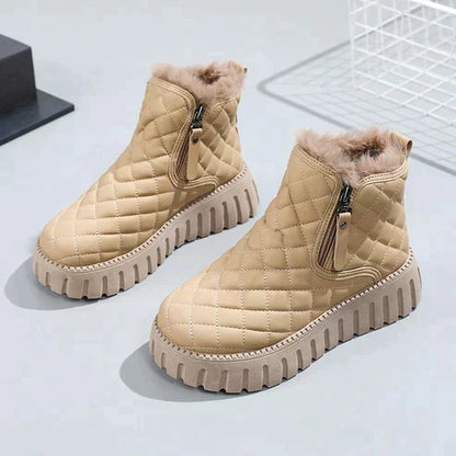 Almira - Luxury cashmere winter boots for women