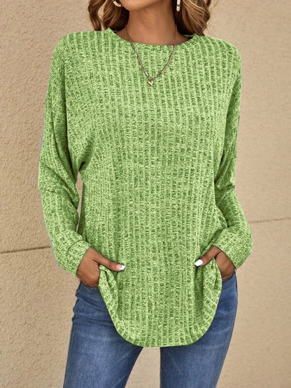 Elegant Long Sleeve Casual Sweater by Elizabeth