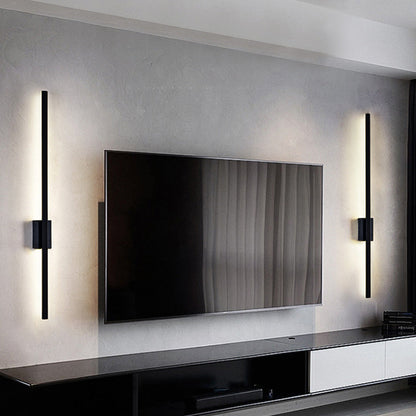 Nzmarket Long LED Wall Light – Matte Black, 4 Lengths up to 120cm