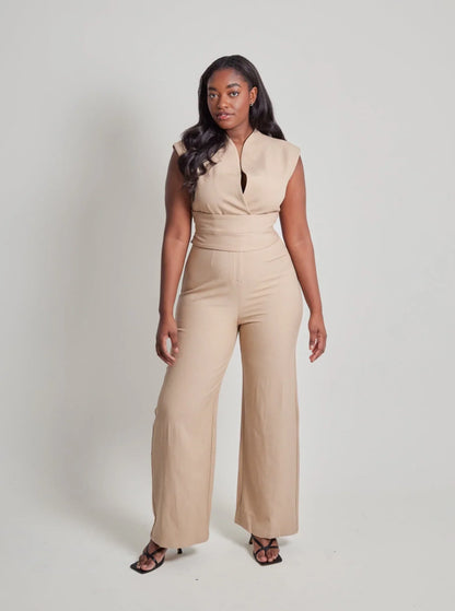 Isabella - Elegant Wide-Leg Jumpsuit