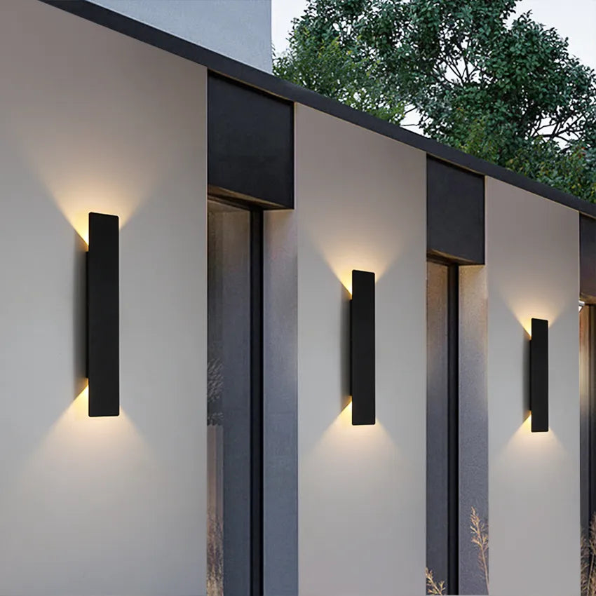 Nzmarket RainGlow Waterproof Aluminium Outdoor Wall Light – IP65 Rated