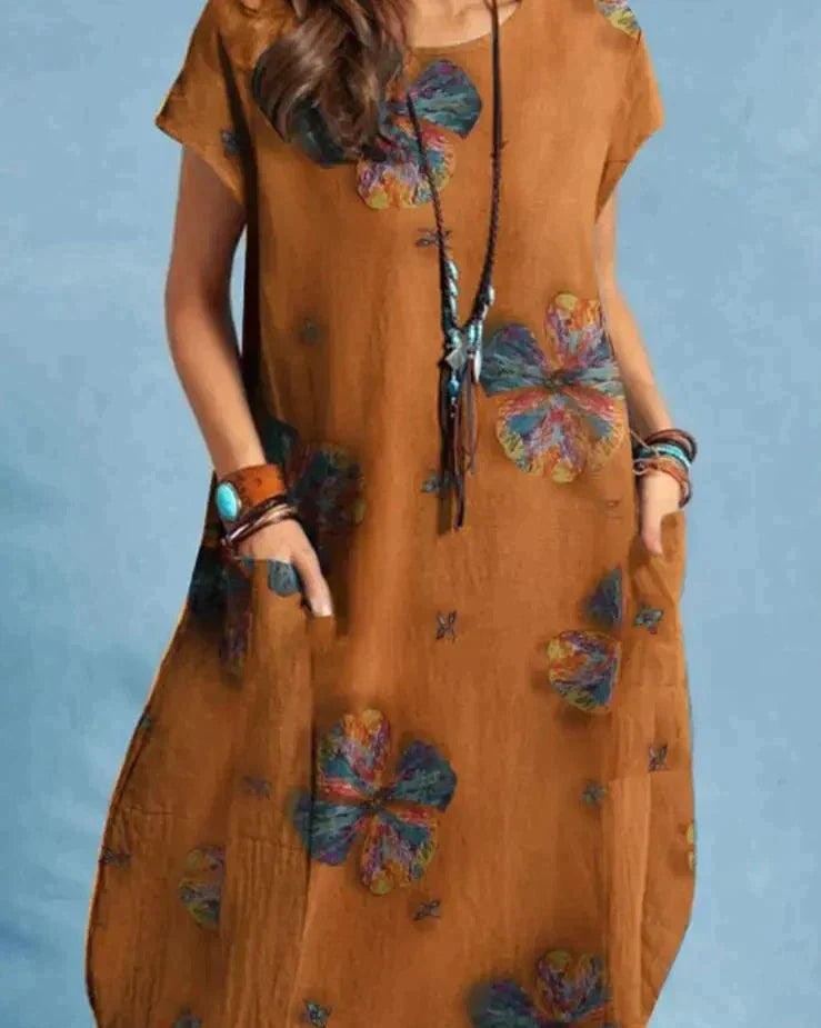 Amelia - Elegant Vintage Midi Dress