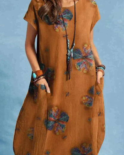 Amelia - Elegant Vintage Midi Dress