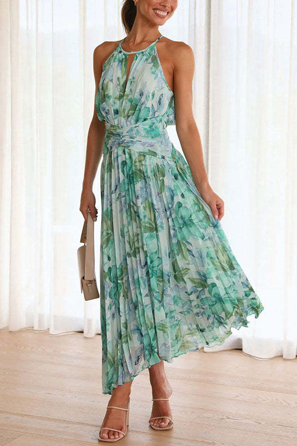 Lucy - Floral Knee-Length Dress
