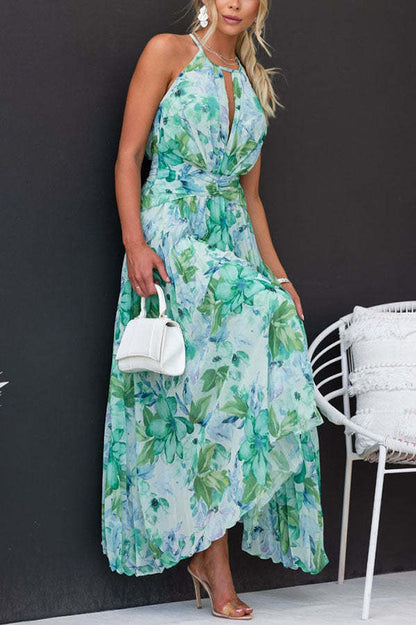 Lucy - Floral Knee-Length Dress