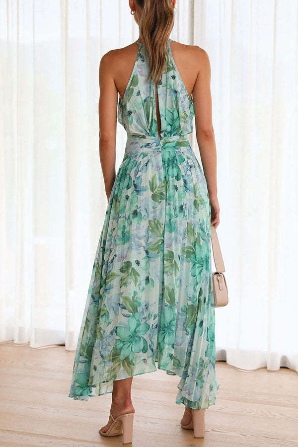 Lucy - Floral Knee-Length Dress