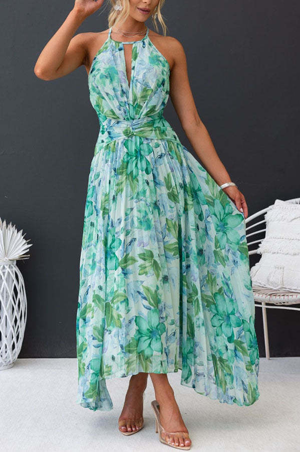 Lucy - Floral Knee-Length Dress