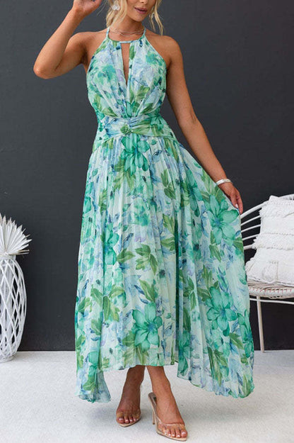Lucy - Floral Knee-Length Dress