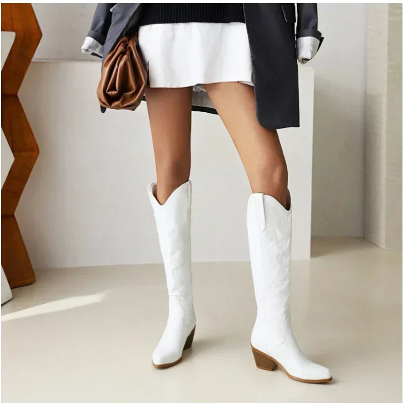 Georgia - Western Knee Boots